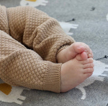 Load image into Gallery viewer, Milan Baby Raglan Pullover Top Sweater Knit (Organic Cotton): Earth Brown Heather