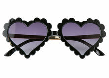 Load image into Gallery viewer, Heart Sunglasses: Ivory