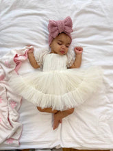 Load image into Gallery viewer, Charlotte Ivory Puff Sleeve Romper