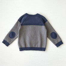 Load image into Gallery viewer, Milan Baby Raglan Pullover Top Sweater Knit (Organic Cotton): Earth Brown Heather