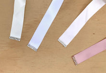 Load image into Gallery viewer, Girls Diamante Sash Belt - Ivory