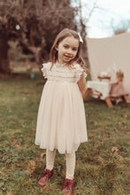 Load image into Gallery viewer, Organic Cotton Tulle Dress in Cream