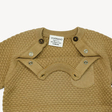 Load image into Gallery viewer, Milan Baby Raglan Pullover Top Sweater Knit (Organic Cotton): Earth Brown Heather