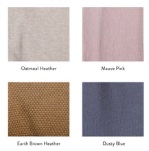 Load image into Gallery viewer, Milan Baby Raglan Pullover Top Sweater Knit (Organic Cotton): Earth Brown Heather