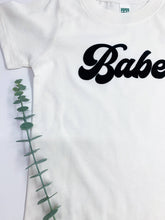 Load image into Gallery viewer, Cute "babe" graphic tee