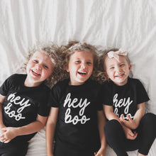 Load image into Gallery viewer, Hey Boo Baby Bodysuit + Matching Family Tees