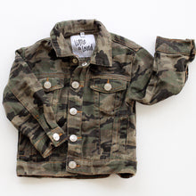 Load image into Gallery viewer, MINI Camo Denim Jacket
