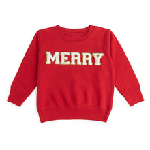 Load image into Gallery viewer, Merry Sweatshirt - Christmas - Kids Holiday Sweatshirt