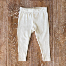 Load image into Gallery viewer, Pointelle Knit Baby Leggings Pants (Organic Cotton): Natural