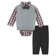 Load image into Gallery viewer, Boys Holiday Sweater Vest and Pants Set