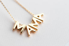 Load image into Gallery viewer, MAMA Dainty Gold Necklace