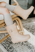 Load image into Gallery viewer, Tan Rain Boot