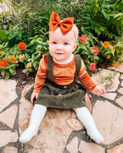 Load image into Gallery viewer, Livee Long Sleeve Velour Leotard - Umber