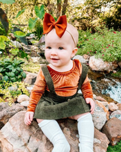 Load image into Gallery viewer, Livee Long Sleeve Velour Leotard - Umber