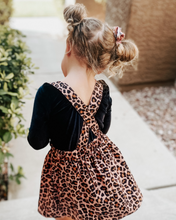 Load image into Gallery viewer, Livee Long Sleeve Velour Leotard - Black