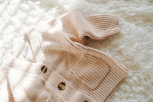 Load image into Gallery viewer, Chunky Knit Cardigan - Cream