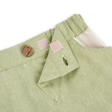 Load image into Gallery viewer, Close-Me Shorts Recycled & Organic Cotton Green Pistacho