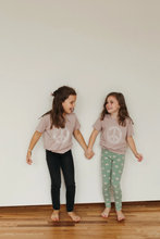 Load image into Gallery viewer, Peace Floral Kid's Tee - Mauve