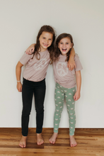 Load image into Gallery viewer, Peace Floral Kid's Tee - Mauve