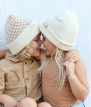 Load image into Gallery viewer, Check Yourself Reversible Beanz - Beige