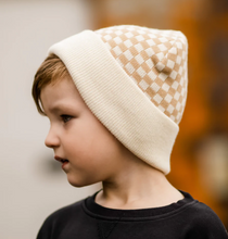 Load image into Gallery viewer, Check Yourself Reversible Beanz - Beige