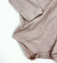 Load image into Gallery viewer, Ribbed Bodysuit and Leggings Set - Dusty Rose