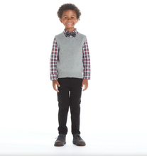 Load image into Gallery viewer, Boys Holiday Sweater Vest and Pants Set