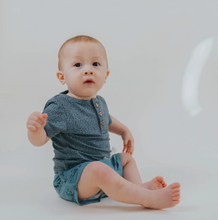 Load image into Gallery viewer, Organic Cotton T-Shirt - Ash Spotty