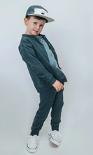 Load image into Gallery viewer, Organic Cotton Jacket - Slate Spotty