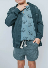 Load image into Gallery viewer, Organic Cotton Jacket - Slate Spotty