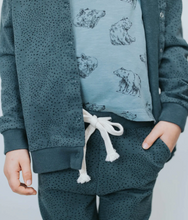 Load image into Gallery viewer, Organic Cotton Jacket - Slate Spotty