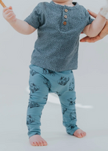 Load image into Gallery viewer, Organic Cotton Leggings - Sky Bears