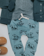 Load image into Gallery viewer, Organic Cotton Leggings - Sky Bears