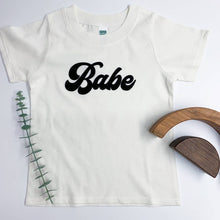 Load image into Gallery viewer, Cute "babe" graphic tee
