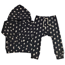 Load image into Gallery viewer, Bolts On Black Hoodie Set