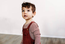 Load image into Gallery viewer, Organic Stripe Bodysuit