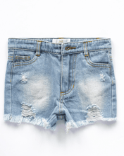 Load image into Gallery viewer, Delphie Denim Shorts - Light Blue Jean
