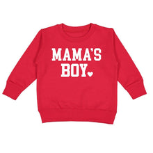 Load image into Gallery viewer, Mama's Boy Valentine's Day Sweatshirt - Kids Crewneck: 2T