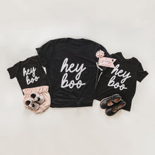 Load image into Gallery viewer, Hey Boo Baby Bodysuit + Matching Family Tees