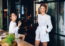 Load image into Gallery viewer, Cotton Lace Jumpsuit Cala Girl