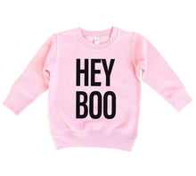 Load image into Gallery viewer, Hey Boo | Adult Kids and Halloween Sweatshirt
