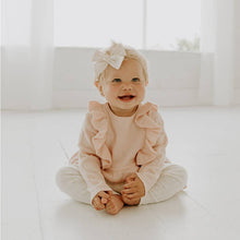 Load image into Gallery viewer, Pointelle Knit Baby Leggings Pants (Organic Cotton): Natural
