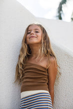Load image into Gallery viewer, One Strap Knit Tank: Caramel
