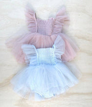 Load image into Gallery viewer, Lotus Dusty Pink Ruffle Romper
