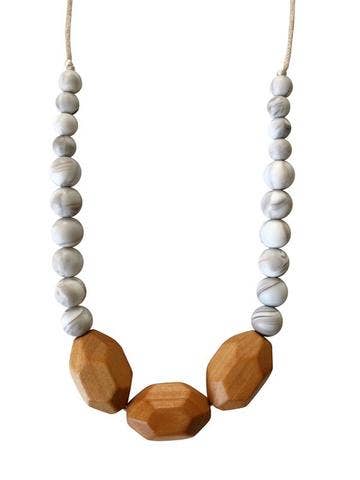 The Austin - Howlite Teething Necklace
