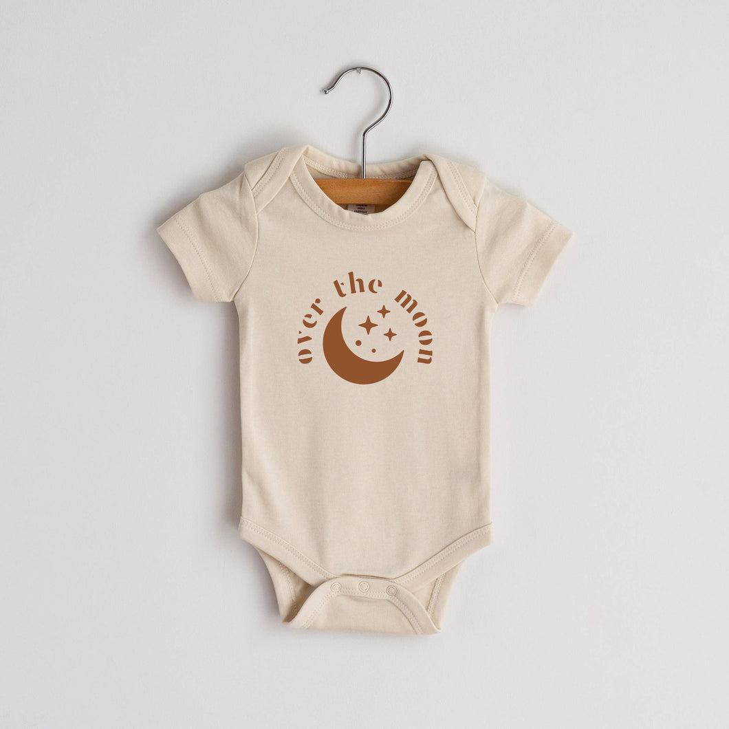 Cream Over The Moon Organic Baby Bodysuit