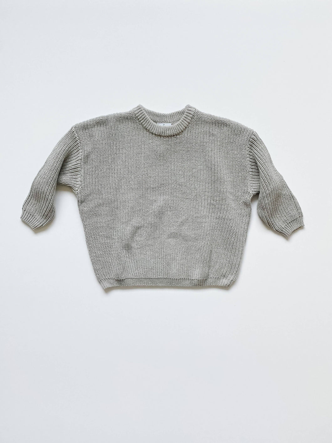 Knit Pullover - Heather Gray