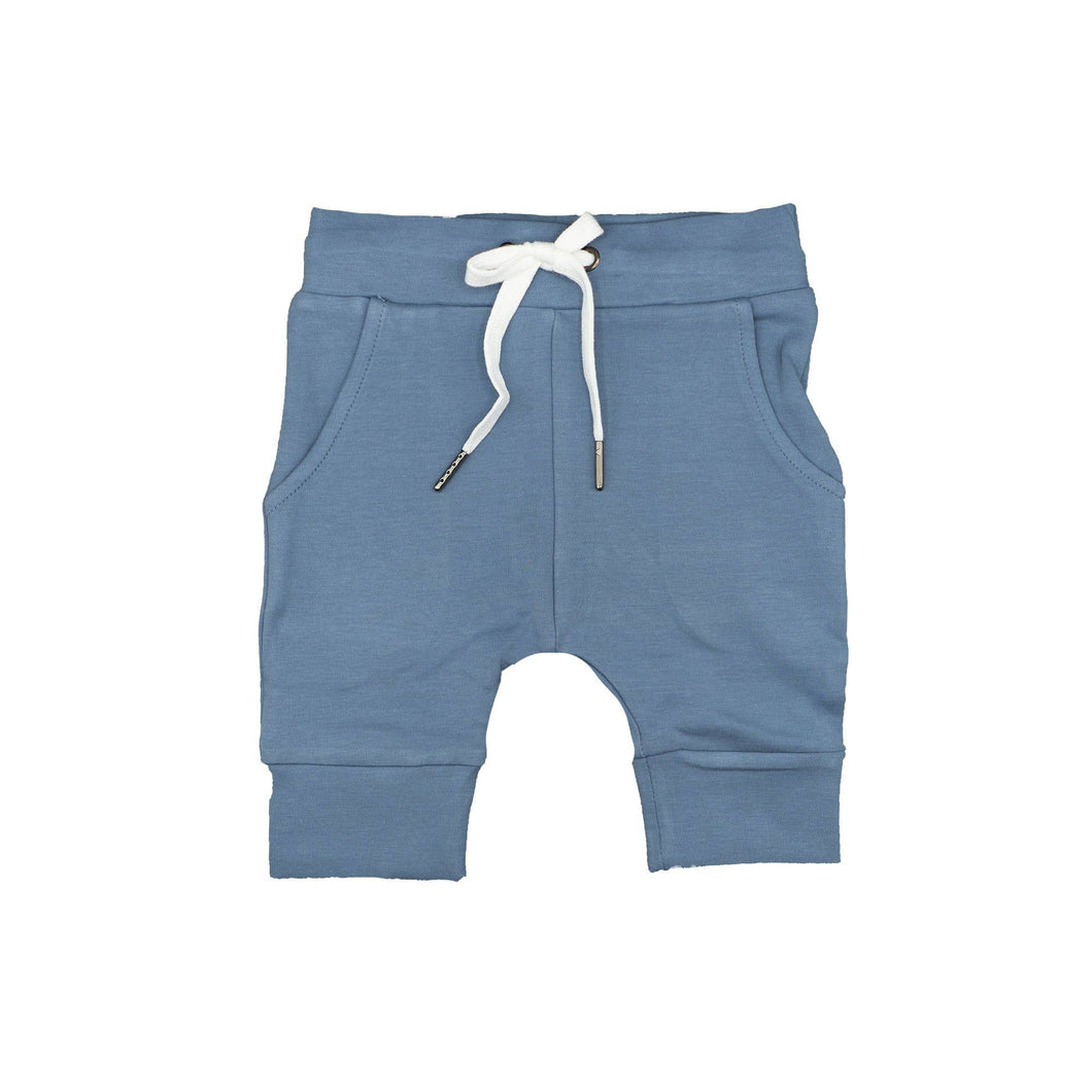 Denim Blue Jogger Shorts - RTS