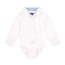 Load image into Gallery viewer, Boy White Poplin Button-down - Infant to Toddler
