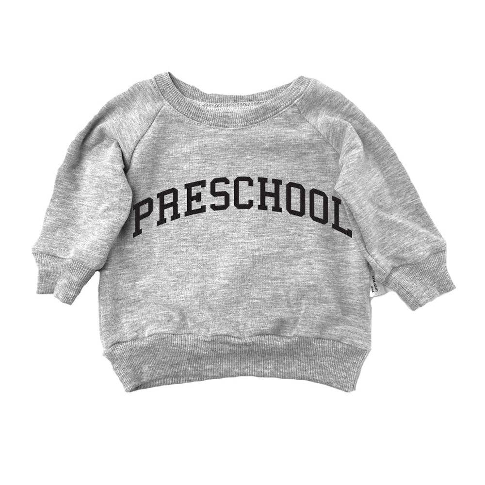 Grey Preschool Sweatshirt/Black